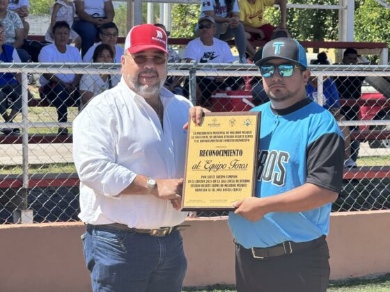 Inaugura “Gachupin” la Liga Local de Béisbol “Eusebio Duarte” – Temporada 2025 en Múzquiz, dedicada al Sr. Rodolfo Rivera Martínez