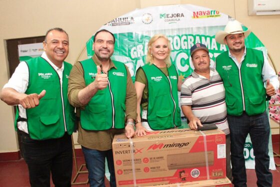 Arranca Laura Jiménez en la Villa dé Palaú el Programa a Bajo Costo de Mejora Coahuila con la Entrega de Minisplits
