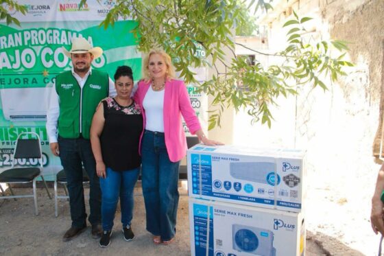 Continúa Laura Jiménez en apoyo con el Gran Programa a Bajo Costo de Mejora Coahuila en la Venta de Minisplits