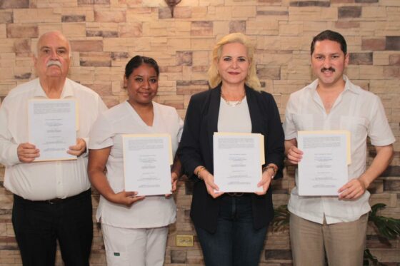 Firma Laura Jiménez Convenio para Fortalecer la Atención Médica en el Ejido El Nacimiento