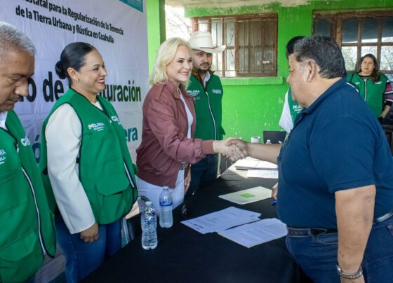 Gestiona Laura Jiménez la regularización de predios en Múzquiz con apoyo de CERTTURC