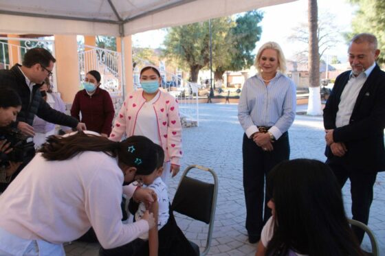 Arranca en Múzquiz Campaña Intensiva de Vacunación contra el Sarampión