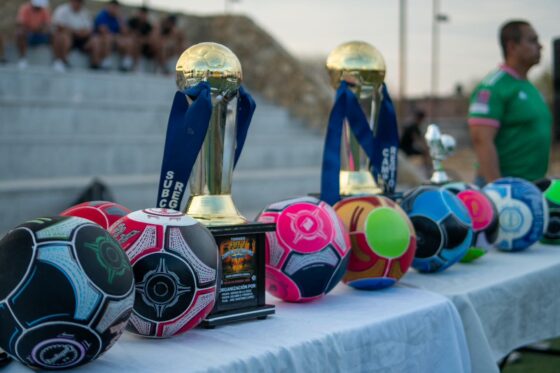 Inauguran Torneo de Copa de Campeones Futbol 7 de la Región Carbonífera en el Polideportivo de Villa de Palaú