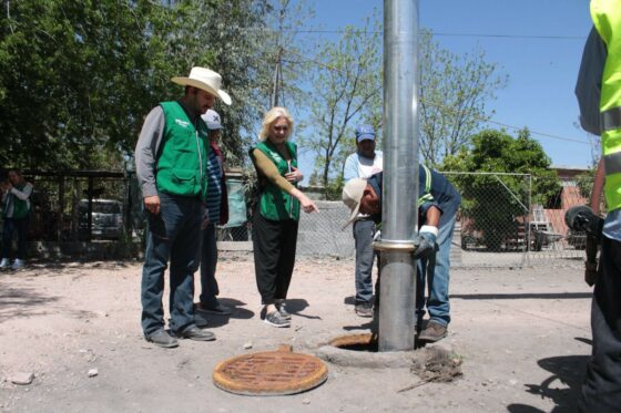 Supervisa Laura Jiménez los trabajos de desazolve en Múzquiz y Villa de Palaú