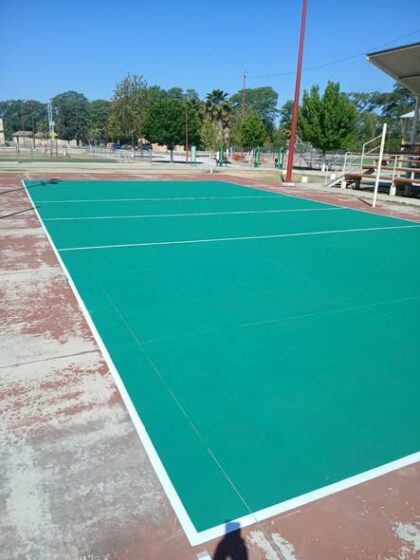 Rehabilita Gobierno de Múzquiz canchas deportivas en la Macroplaza
