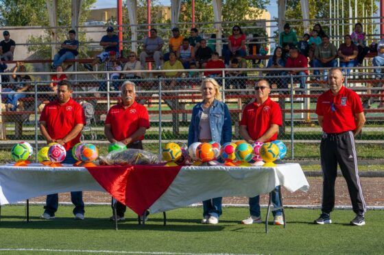 INAUGURA LAURA JIMÉNEZ EL TORNEO PRIMAVERAL DE FÚTBOL 7 2026 EN MÚZQUIZ