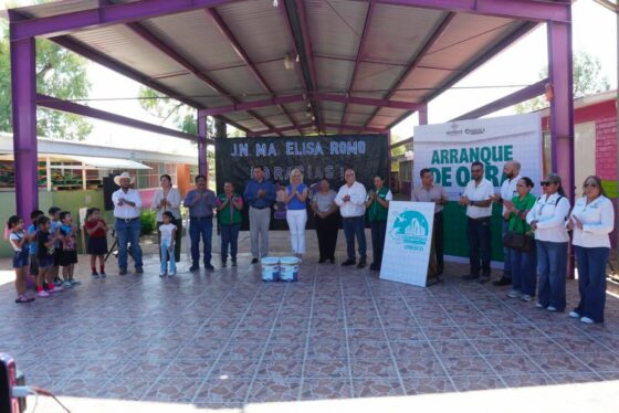 GOBIERNO MUNICIPAL DE MÚZQUIZ INICIA REHABILITACIÓN DE MALLA SOMBRA EN JARDÍN DE NIÑOS DE VILLA DE PALAÚ