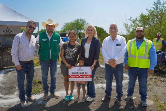 Inicia Laura Jiménez acciones de cuartos completos para brindar hogares dignos a familias de Múzquiz