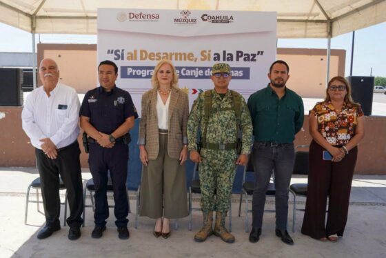 Inicia en Múzquiz la Campaña de Canje de Armas de Fuego 2026 “Sí al Desarme, Sí a la Paz”