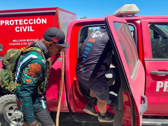 Protección Civil Municipal atiende reporte de senderista lesionado en la Sierra de Santa Rosa