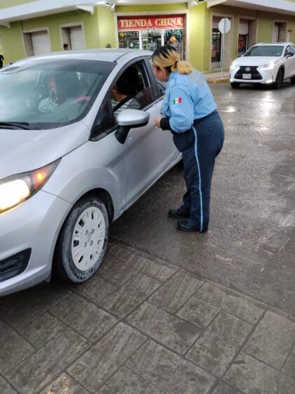 REFUERZAN ACCIONES DE PREVENCIÓN VIAL CON LA CAMPAÑA “CUIDA TU VIDA” EN MÚZQUIZ